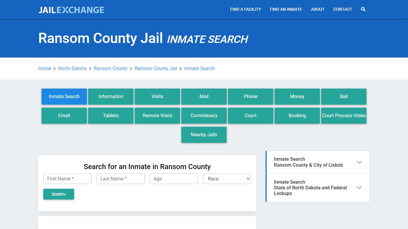 Ransom County Jail, ND Inmate Search: Roster & Mugshots